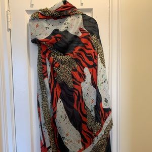 Zadig & Voltaire Oversized animal print scarf!